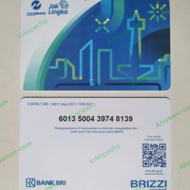 Kartu Jaklingko Bri Brizzi Saldo 10 Jak Lingko Kartu Elektronik