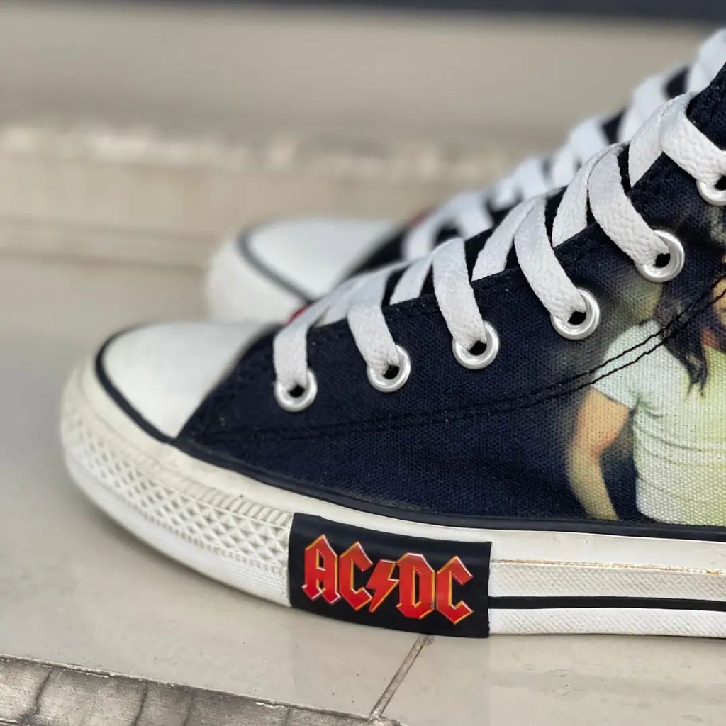 ACDC x Converse Chuck Taylor Hi  &quot;Highway To Hell &quot;