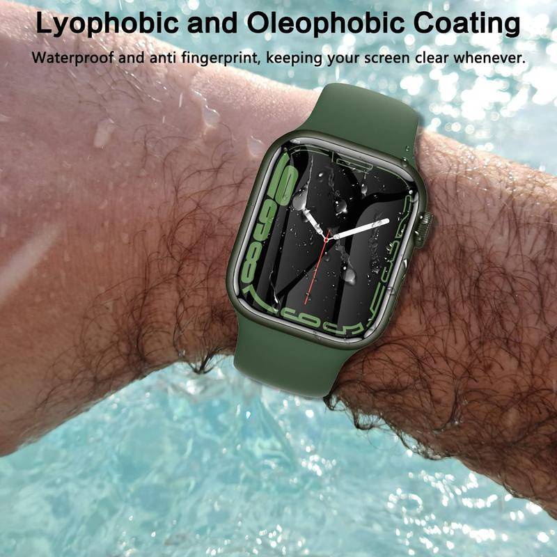 Soft Glass for Apple Watch Ultra Series8 7 49MM 41mm 45mm Film Pelindung Layar Untuk iWatch Series6 5 4 3 2 1 SE 2022 38mm 42mm 40mm 44mm