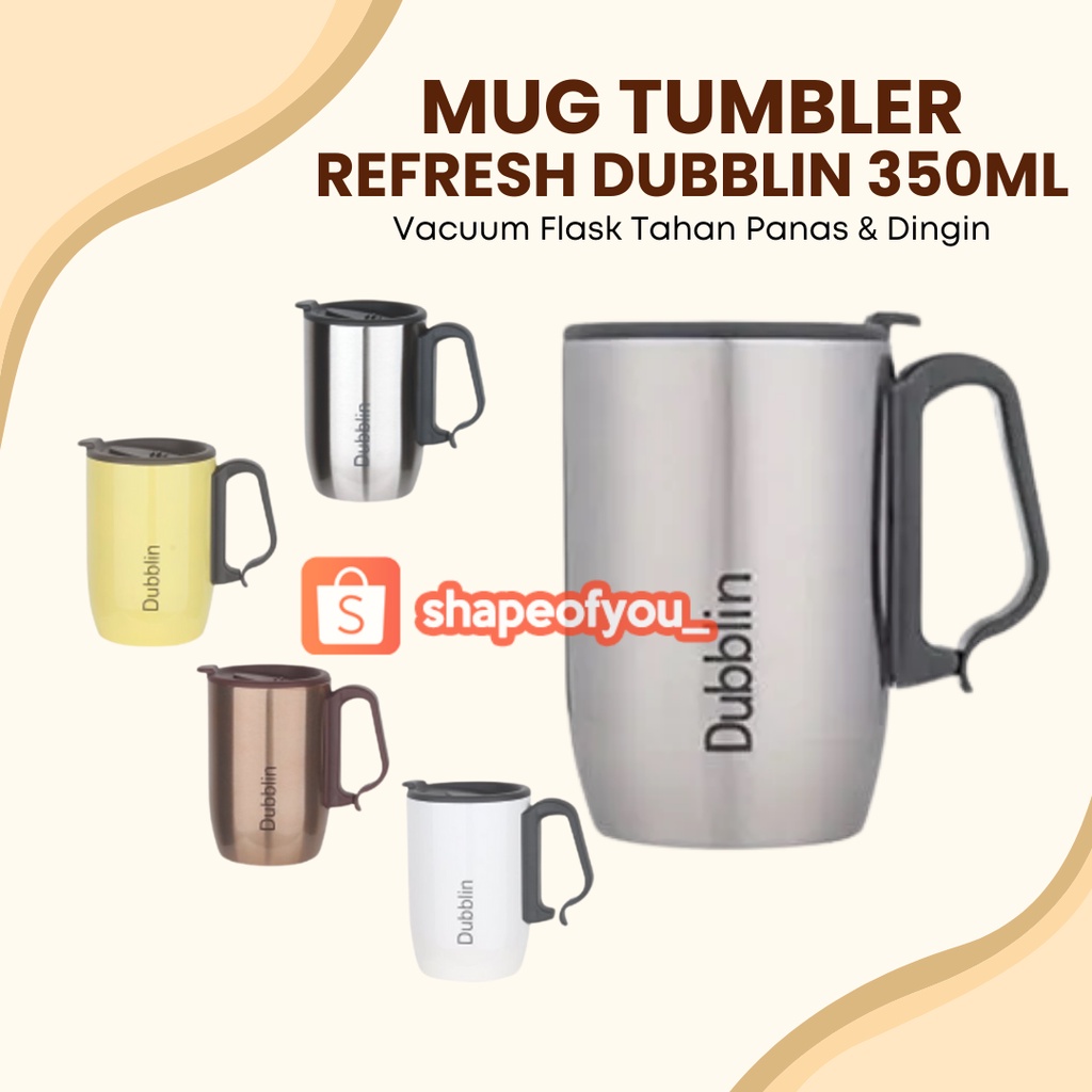 Mug Dubblin Refresh 350ml Stainless Steel Tahan Panas Dingin Vacuum Flask