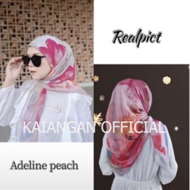[promo] sasi official - BANIESCOOP KW SERIES hijab segiempat voal motif printed scarf lasercut butto