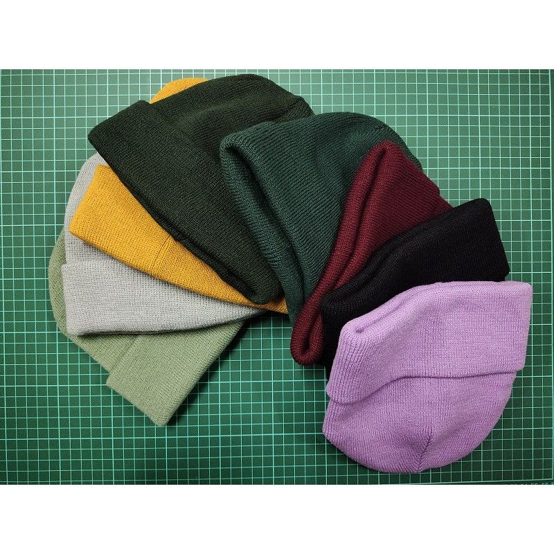 Kupluk topi / skate spendek acrilic 12 get