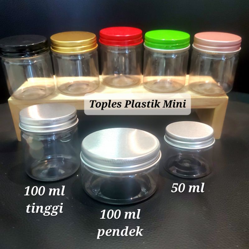 bigta _TOPLES PLASTIK MINI 50 ML 100 ML TEBAL