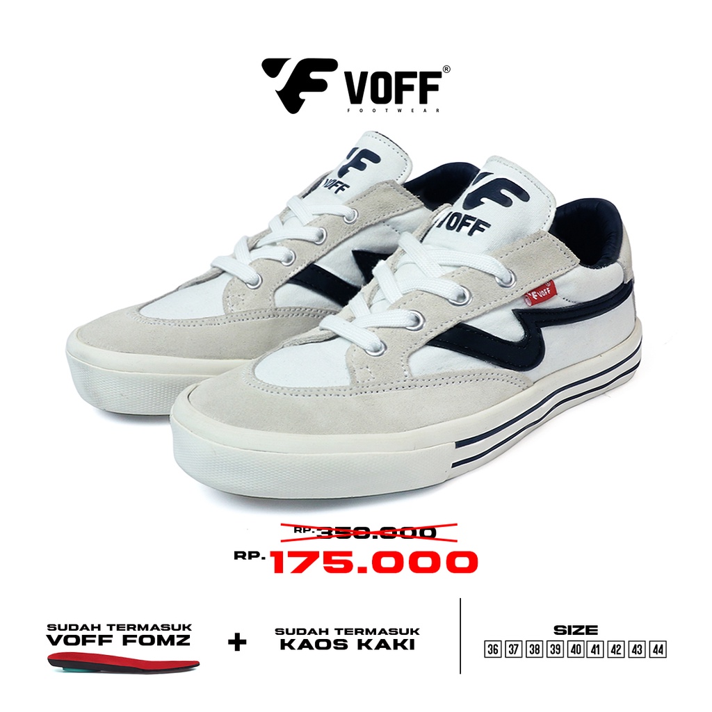 Voff Official Store - Voff Ambition White | Sepatu Pria | Sepatu Wanita | Sneakers