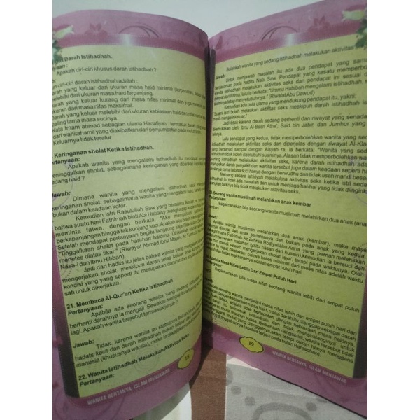 buku wanita bertanya islam menjawab 16x24cm