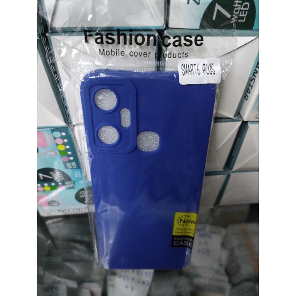 Softcase Smart 6 Plus Silikon Casing Selicon Case Macaron Pelindung Pro Camera