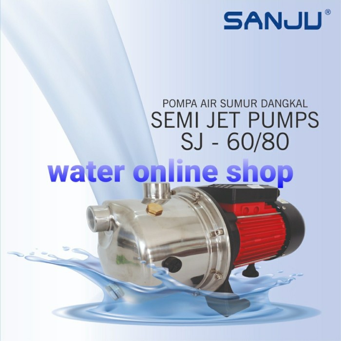 POMPA AIR STAINLESS SANJU SJ 60 / POMPA AIR ISI ULANG