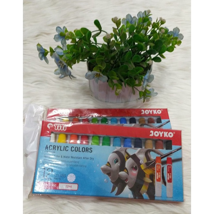 

Pastel Acrylic Colors Titi Joyko 12Pcs