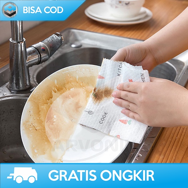 HANDUK KERTAS REUSABLE PAPER TOWEL ROLL BERKUALITAS HIGIENIS 250x250MM