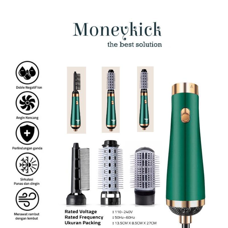 Hair Dryer 3 in 1 all in One Step Hair Dryer 3 in 1 Pelurus Rambut Hair HAIRDRYER N1290 PENGERING RAMBUT / HAIR DRYER MURAH PENGERING RAMBUT 500 W