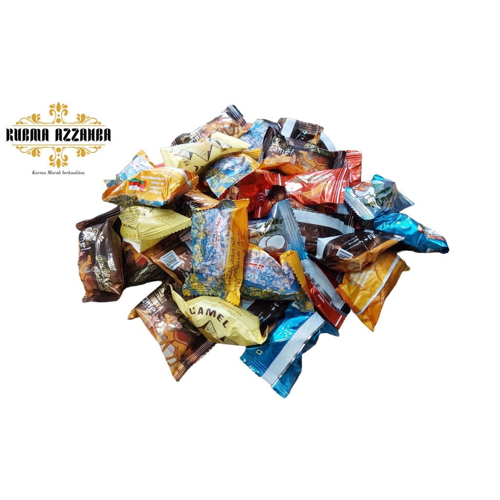 Coklat Kurma almond / Chocolate Dates With Almond 500gram