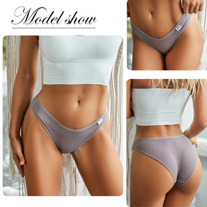 FINETOO FT50 Sexy Celana Dalam Wanita Sport Brief Women Cotton Panty Soft