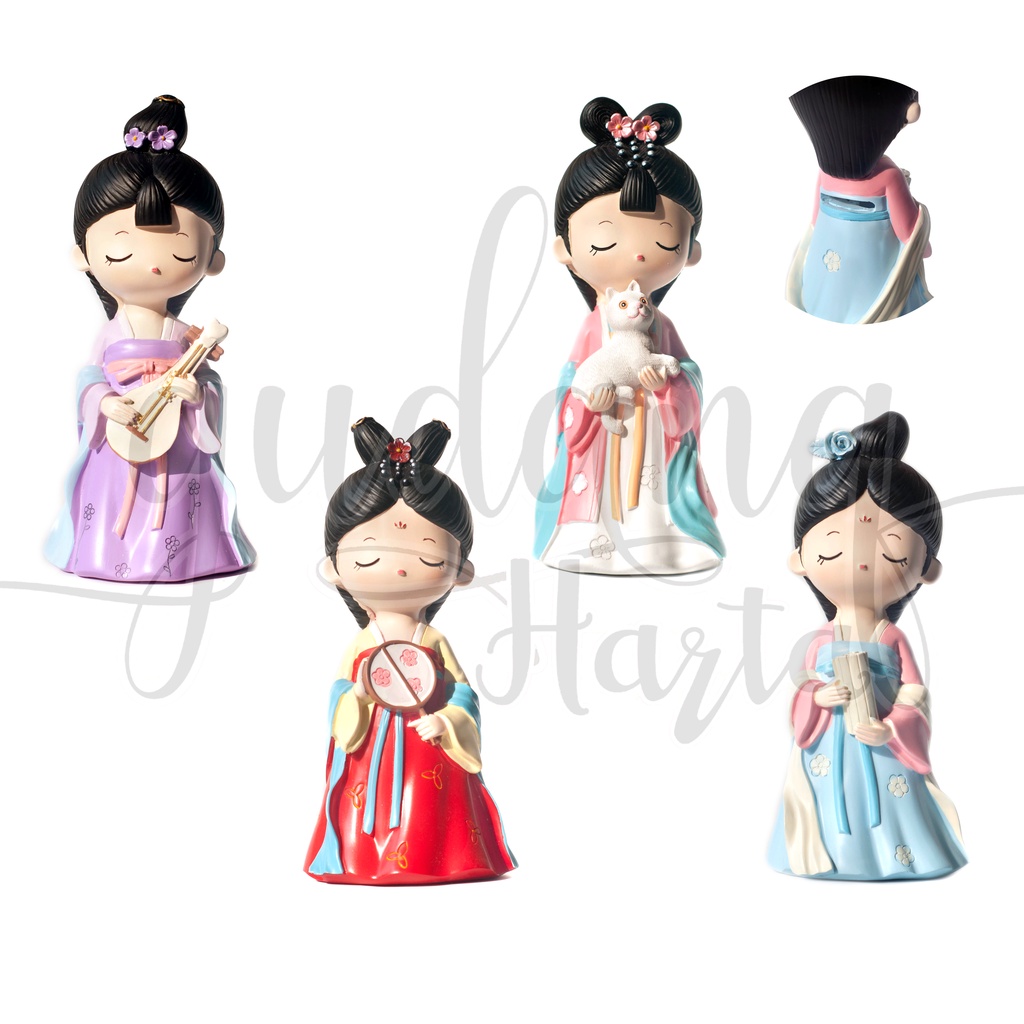 Celengan Uang Kertas Bentuk Imperial Court Lady Celengan Unik Home Decor GH 501104