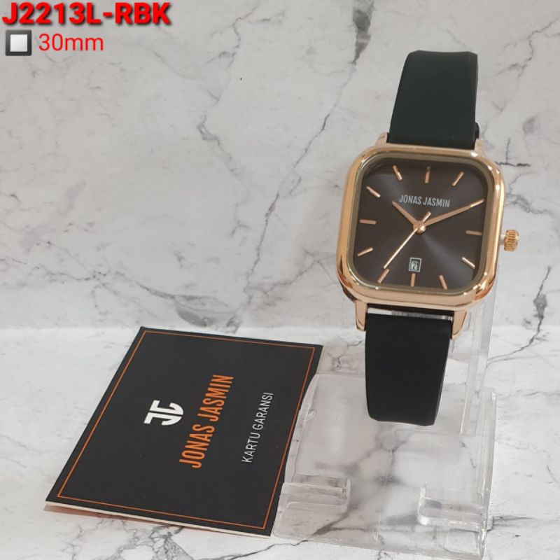 JAM TANGAN FASHION WANITA JONAS JASMIN JJ-2213L KARET ORIGINAL