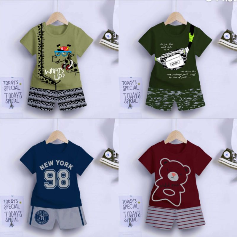 Setelan Baju Anak / 1 Set Baju dan Celana Anak