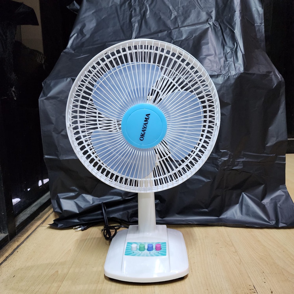 DESK FAN 10 INCH 2IN1 OKAYAMA / KIPAS ANGIN MEJA DAN DINDING