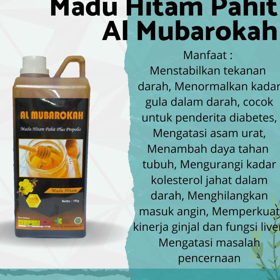 

COD | TD4 | Madu Hitam Pahit Al Mubarokah Kemasan 1 Kg