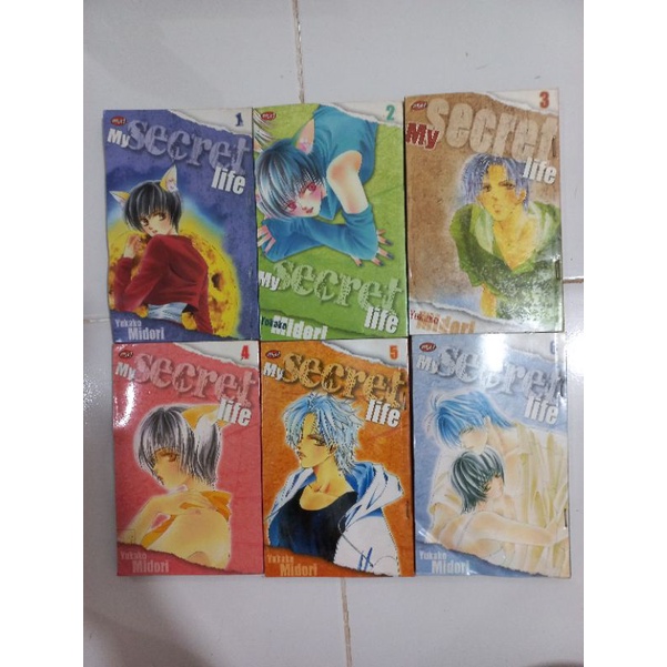 komik my secret life 1 - 6 (tamat) bersampul plastik