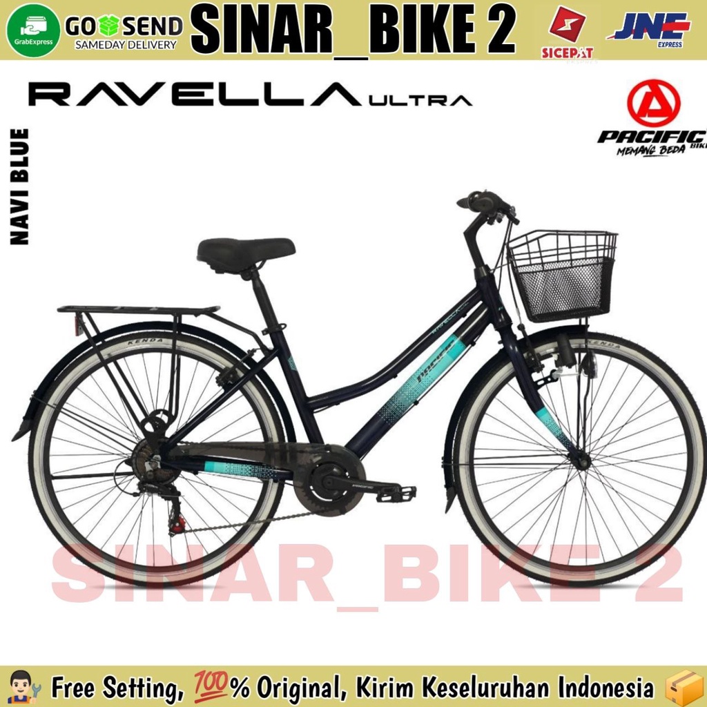 Sepeda Keranjang Dewasa PACIFIC RAVELLA ULTRA 26 Inch 7 Speed