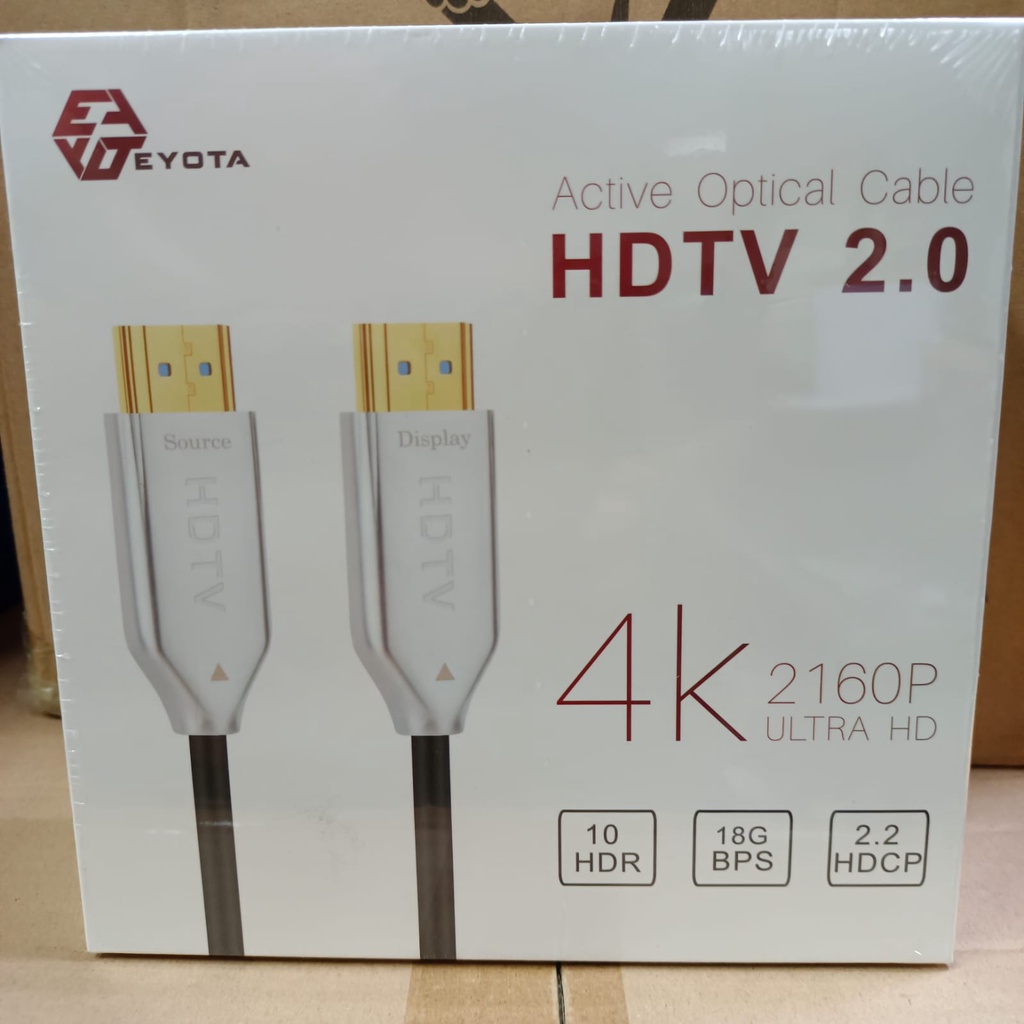 NYK Kabel Fiber Optic HDMI 70Meter Active 2160P ULTRA HD 4K HDR