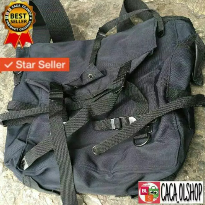 TAS RANSEL TEMPUR STANDAR TNI POLRI - Hitam