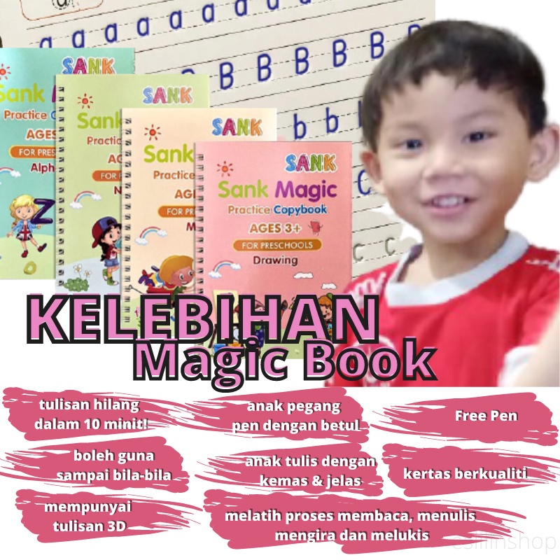 Buku Belajar Menulis Huruf dan Angka bagi Anak TK