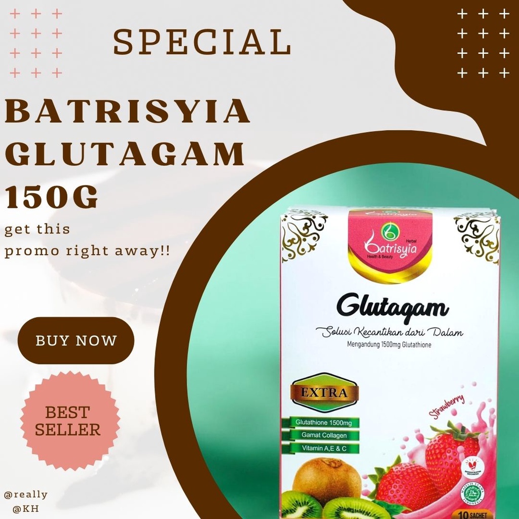 

❤GLUTAGAM BATRISYIA❤Minuman kecantikan mengandung Collagen||GLUTAGAM Batrisya Herbal