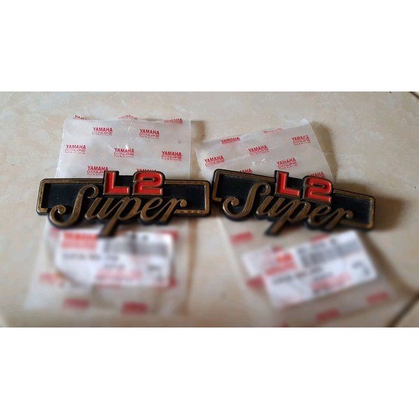 emblem yamaha l2 l2super original nos japan