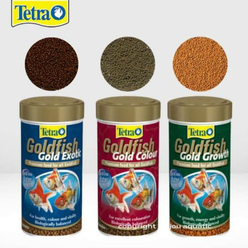 TETRA GOLDFISH EXOTIC 75 GRAM 250 ML PAKAN PELET IKAN GOLDFISH TETRA GOLDFISH GOLD EXOTIC