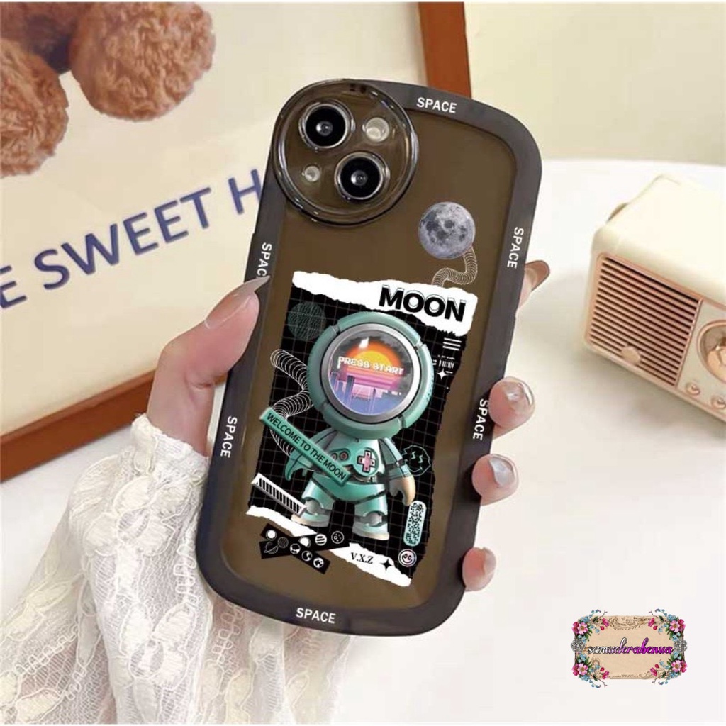 SS135 SOFTCASE MOTIF SPACE MOON FOR OPPO A3S  A1K A5S A7 A12 A11K A15 A15S A35 A16  A16S A17 A17K A5 A9 2020 A36 A76 A96 A37 NEO 9 A39 A57 LAMA A52 A92 A53 A33 2020 A54 A57 2022 A77S SB4698