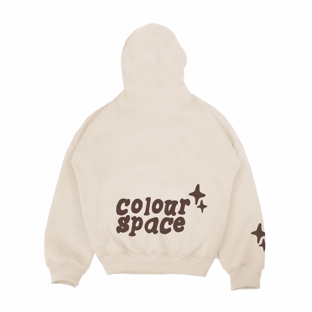 Hoodie Boxy Oversize Colourspace - Voyage HD 026 Beige