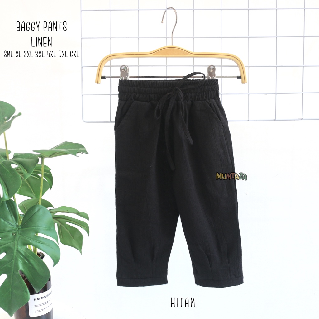 Celana  Anak Baggy  Linen  Premium PART 2 SML XL 2XL 3XL 4XL 5XL 6XL - Celana Panjang Anak Baggy