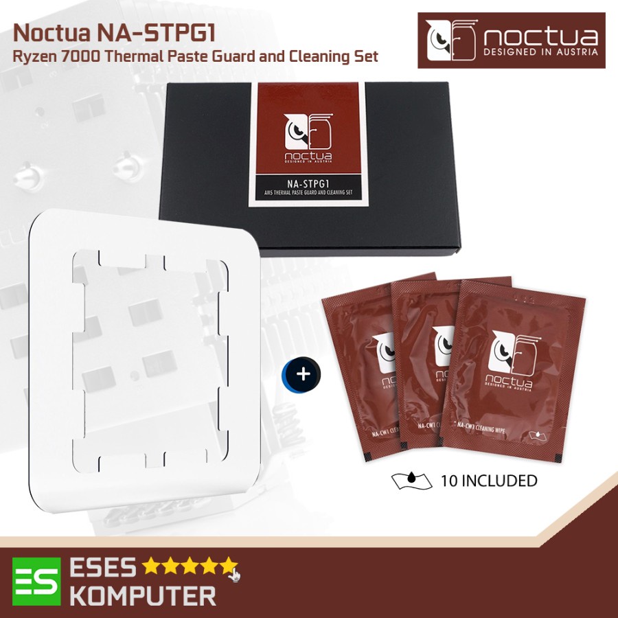 Noctua NA-STPG1 AM5 CPU Thermal Paste Guard and Cleaning Set