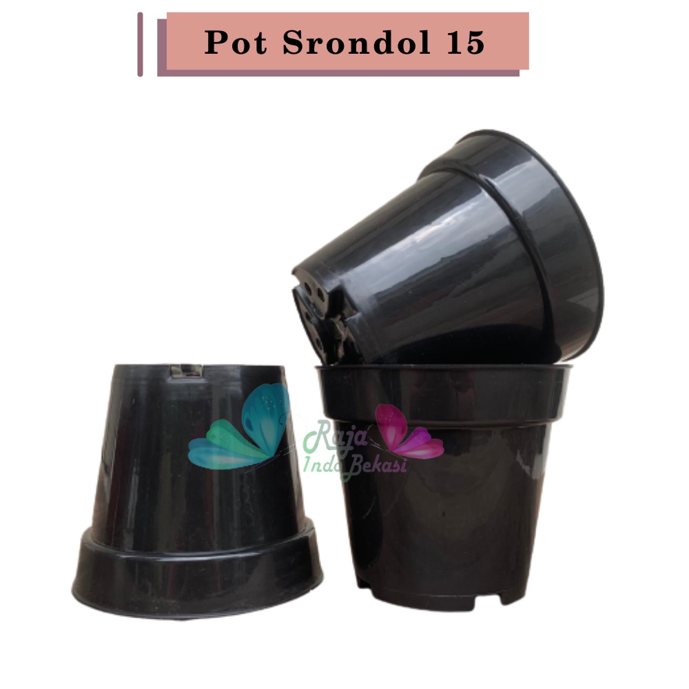 Rajaindobekasi Pot Tinggi Srondol 15 Hitam - Pot Tinggi Usa Eiffel Effiel 18 20 25 Lusinan Pot Tinggi Tirus 15 18 20 30 35 40 50 Cm Paket murah isi 1 lusin pot bunga plastik lusinan pot tanaman Pot Bibit Besar Mini Kecil Pot Srondol 15