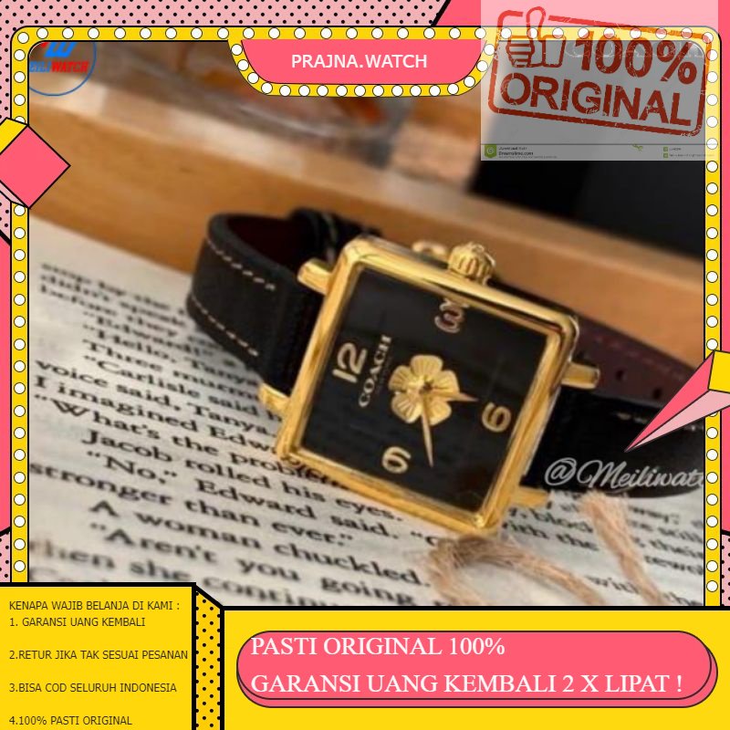 ORIGINAL JAM TANGAN WANITA CEWEK COACH WANITA ANTI AIR KULIT ORIGINAL ORI 100% TERBARU
 14503695