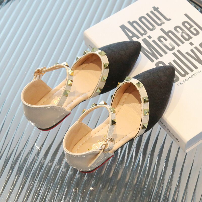 (LOLI-JKT) 611 SANDAL ANAK PEREMPUAN MODEL RIVET TERBUKA SIZE 26-36