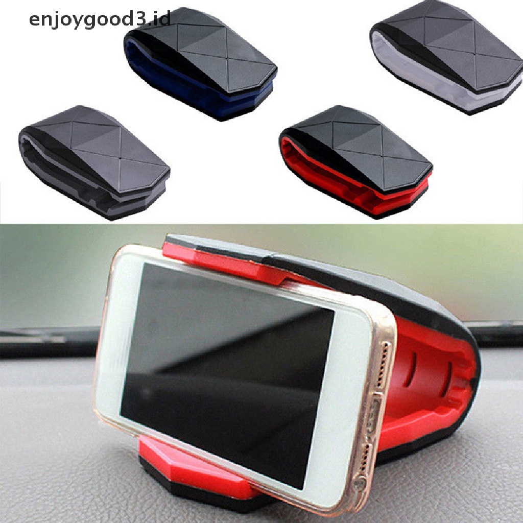 [Rready Stock] Stand Holder Klip Buaya Handphone Dashboard Mobil Anti-Slip Acces Telepon (ID)