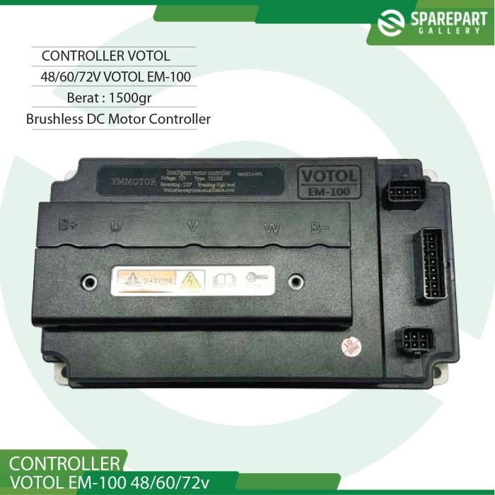 BLDC Motor Controller Votol EM-100 48/60/72v pengendali motor dan skuter listrik