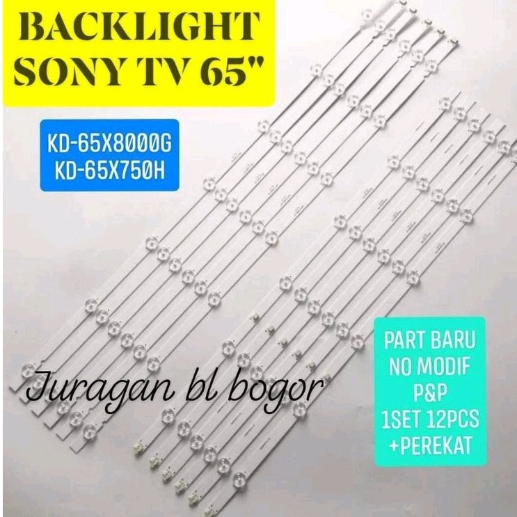 LAMPU LED BL BACKLIGHT TV SONY KD-65X8000G KD-65X750H 65X8000G 65X750H