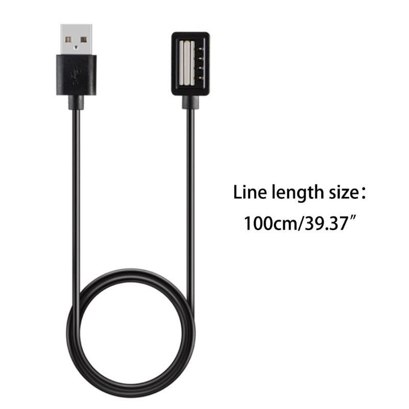 Zzz 1m/3.28ft Kabel Pengisian USB Kawat Untuk Suunto9/Spartan-Ultra Smart Watch Charger