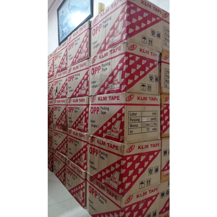 

[1 Dus] Lakban Bening dan Cokelat KLM 48mmx 100Yard - Kualitas Daimaru