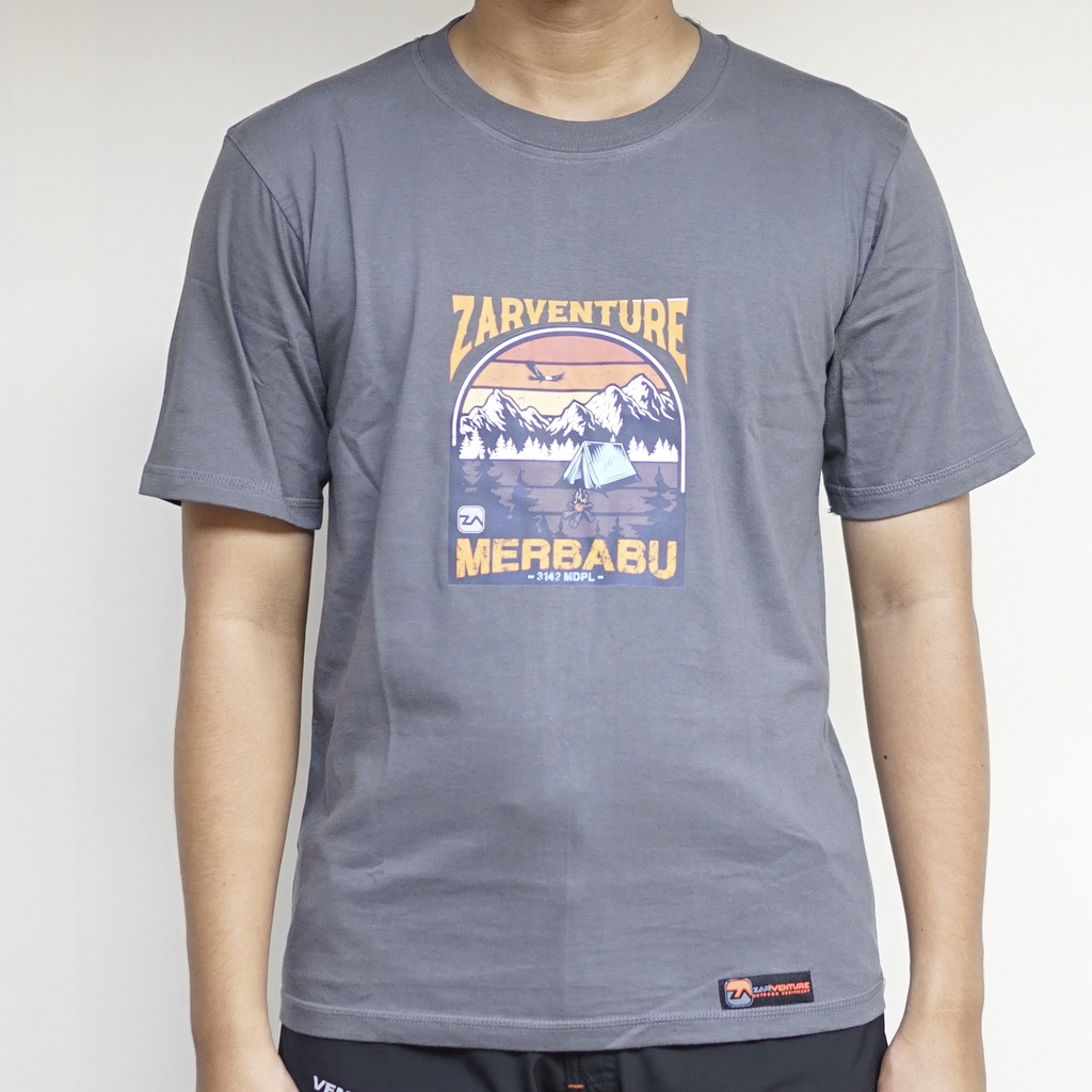 kaos tshirt tema adventure hiking zarventure 1004