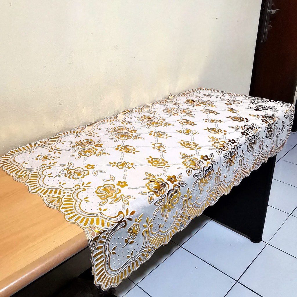 KUP - COD MURAH TAPLAK MEJA TAMU D3 PERSEGI PANJANG  ANTI AIR 60 X 100 CM D3