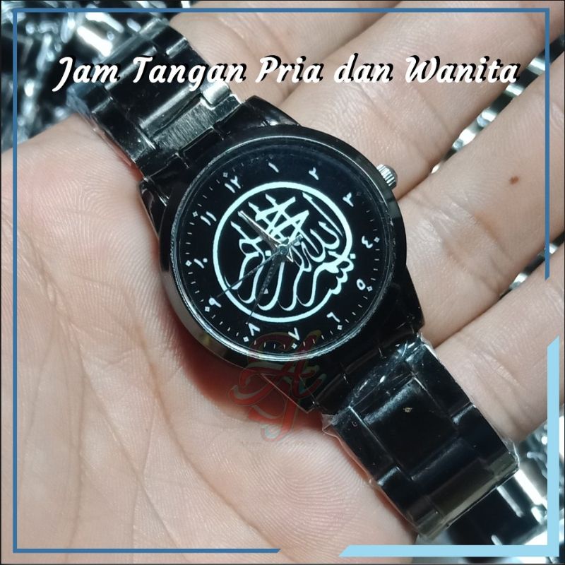 Jam Tangan Darkah Arab Pria Wanita Rantai Stainless Stee