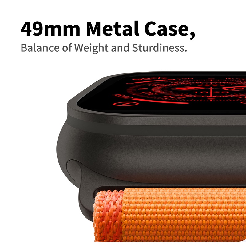 GARANSI❤️IWO MT8 Ultra Smart Watch Pria Wanita Android IOS with NFC 49MM 2.0inches Full Screen Bluetooth Call IP68 Waterproof Long Standby Watches Heart Rate Monitor Fitness Tracker