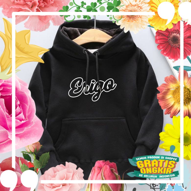 BEST SELLER STAY ERIGO0 Jaket Distro Sweater Hoodie anak Laki-laki perempuan LOGO FLEECE TEBAL BAJU 