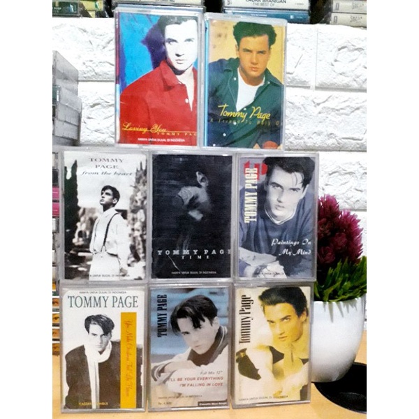 KASET TOMMY PAGE PAKET 8 ALBUM