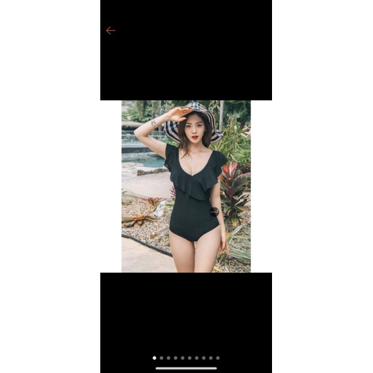 BLACK SWIMSUIT NEW (SALAH BELI UKURAN)