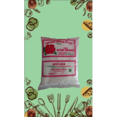 

✨Lotus.Baking✨TEPUNG BERAS ROSE BRAND 500GR