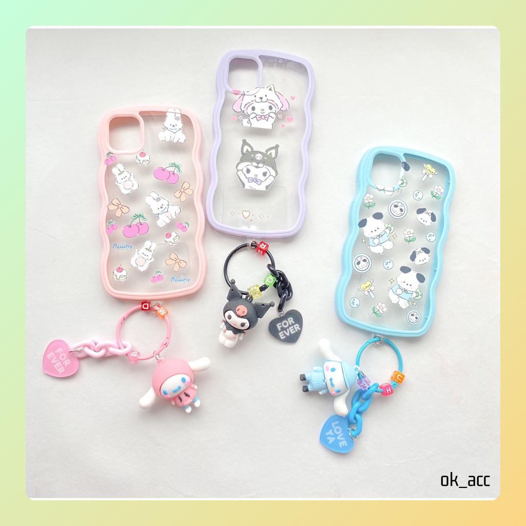 BARU Softcase Motif karakter For Iphone 7+ 8+ Plus X Xs Xr Max 11 12 13 14 Pro Max 14+ 14Plus HH36 DY